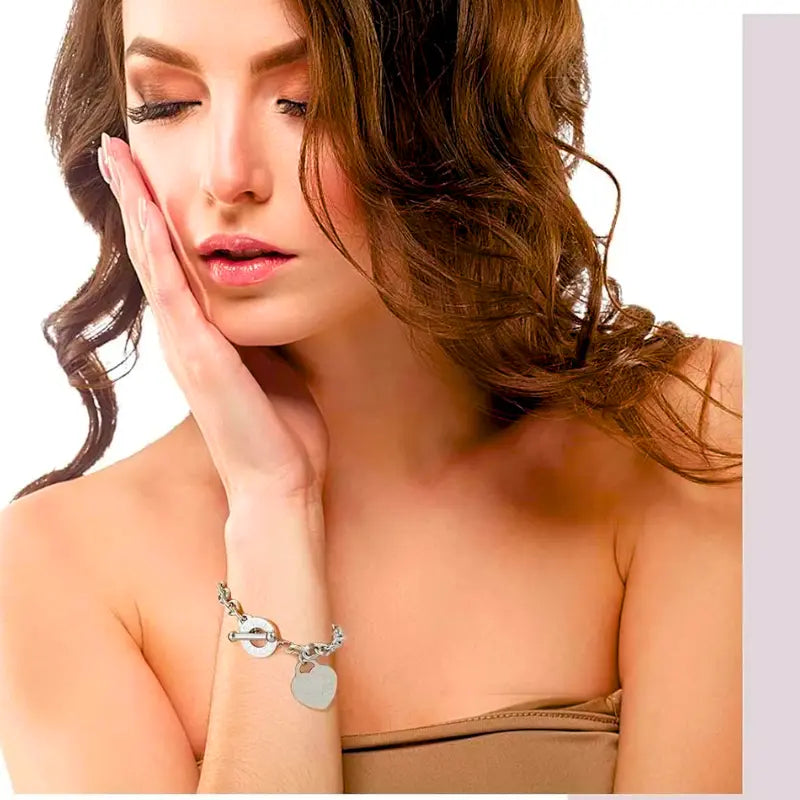 Women's Bracelet in Silver or Steel