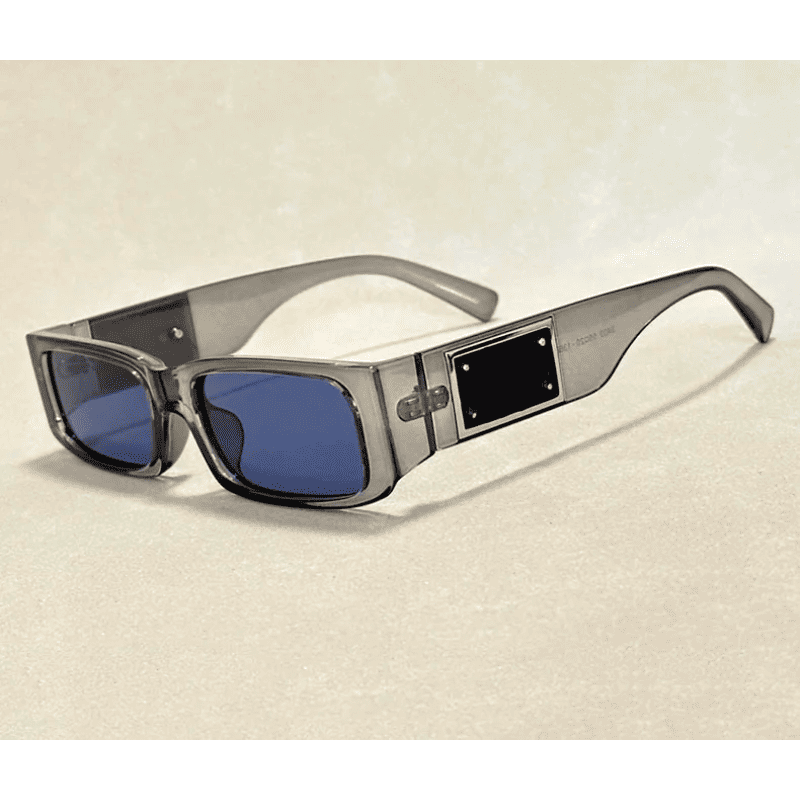 square sunglasses black