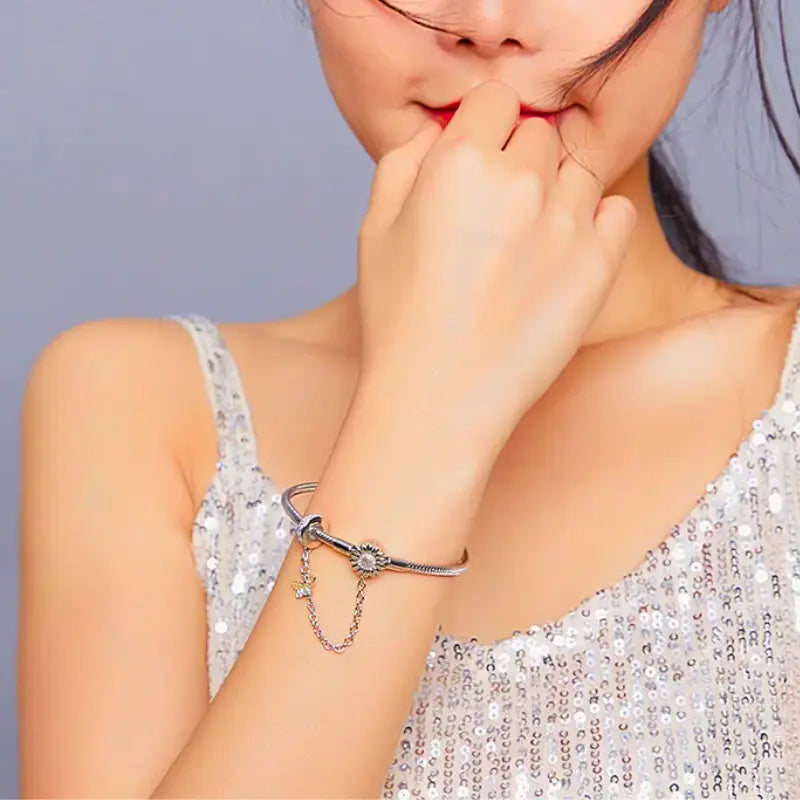 women bracelet silver