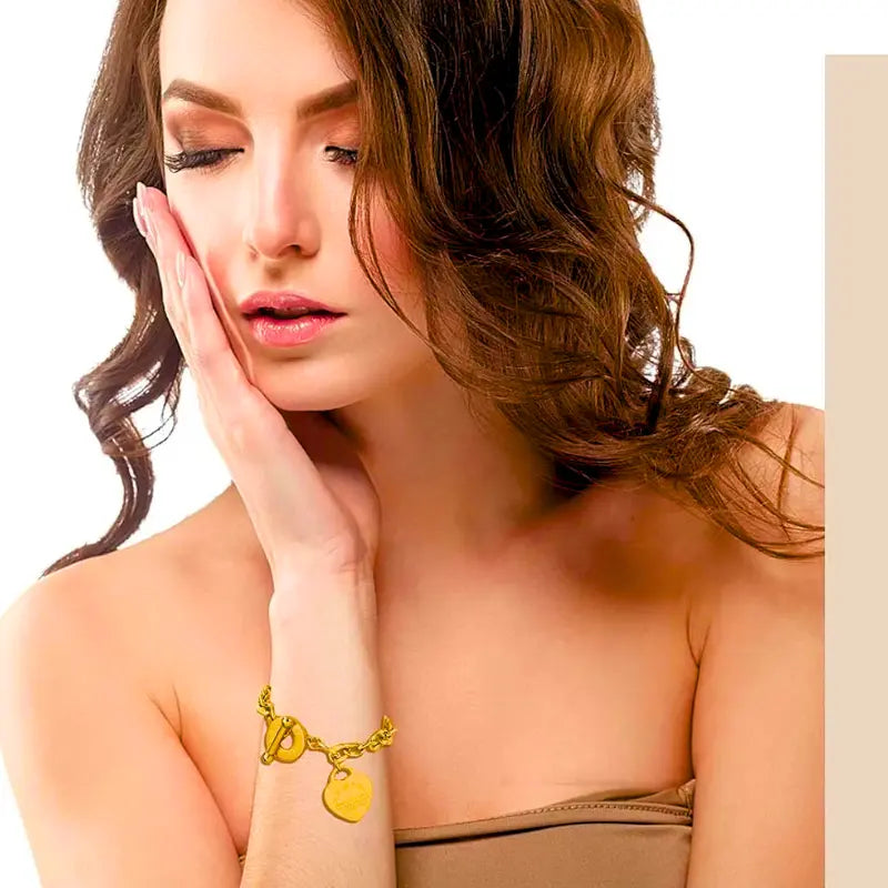 women gold bracelet